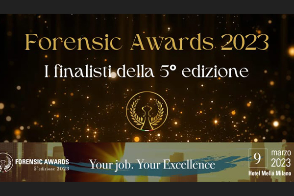 Dott. Ermanno Musto finalista ai Forensic Awards del 9 marzo 2023
